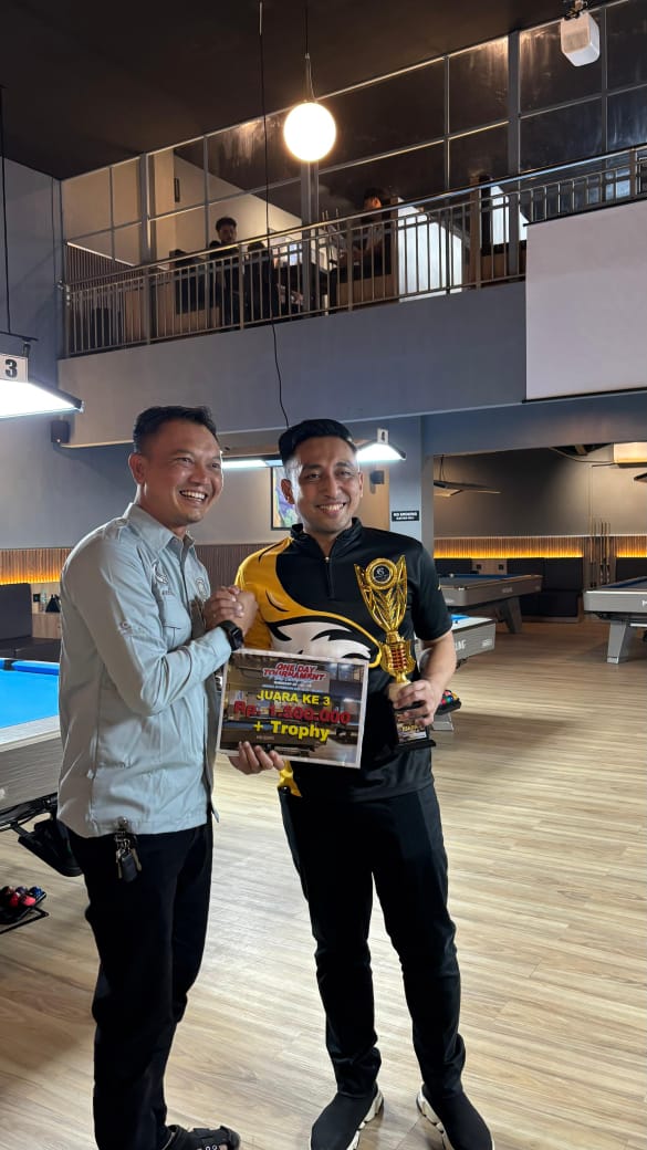 Kapolres Majalengka Raih Juara Dalam Ajang One Day Tournament 9 Ball Championship