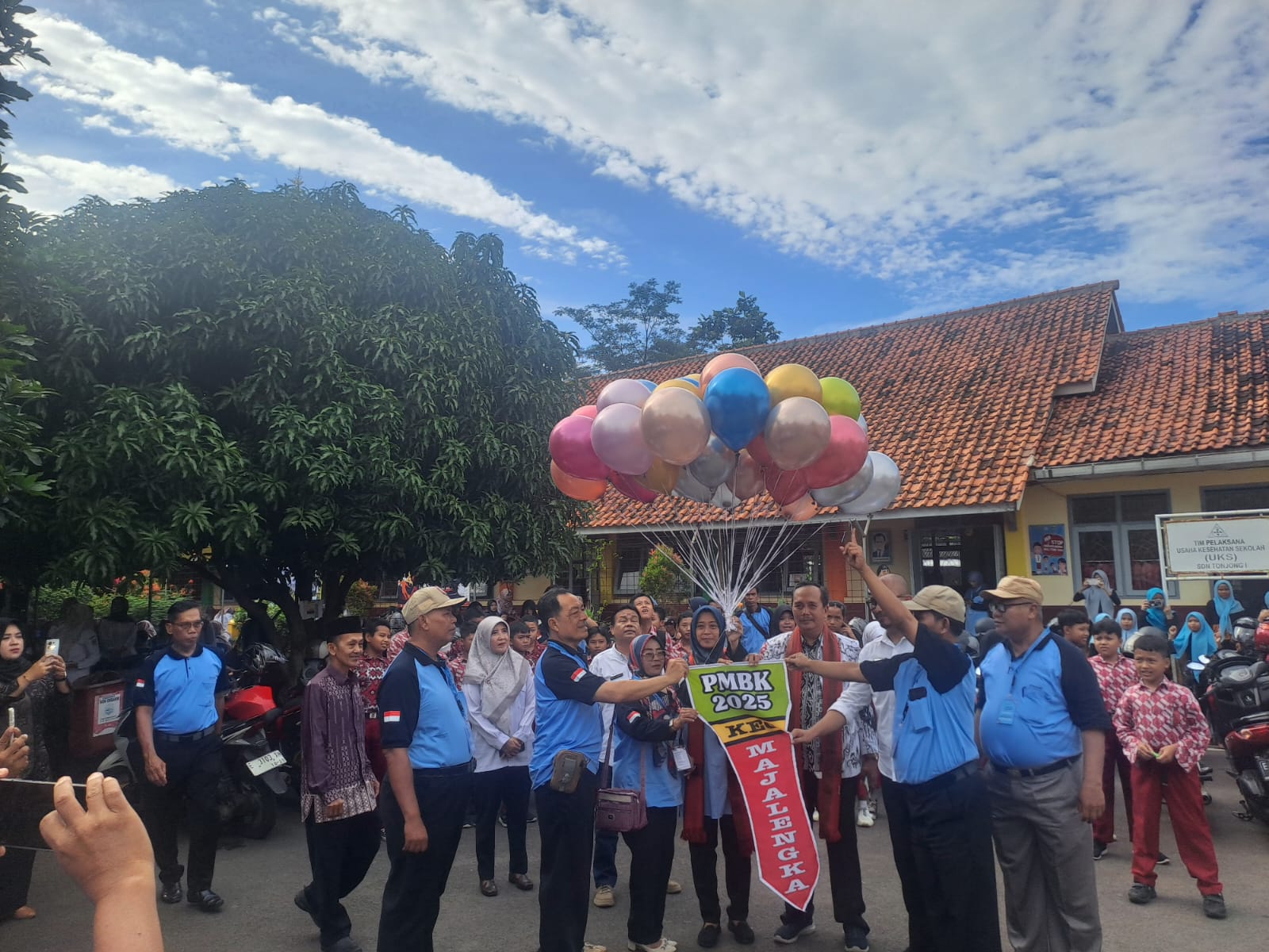 Bhabinkamtibmas Polsek Majalengka Kota Hadiri Kegiatan PMBK di SDN Tonjong 1